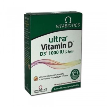 Vitabiotics Ultra Vitamin D D3 1000 IU 96 Tablet