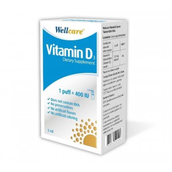 Wellcare Vitamin D3 400 IU 5 ml Sprey