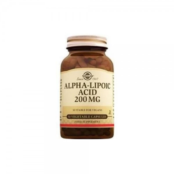 Solgar Alpha Lipoic Acid 200 mg 50 Kapsül
