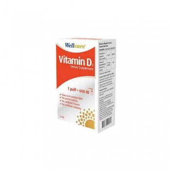 Wellcare Vitamin D3 600 IU 5ml Sprey