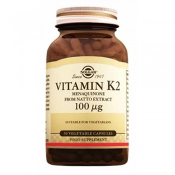 Solgar Vitamin K2 MK-7 Natto Extract 100 mcg 50 Kapsül