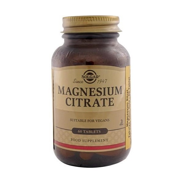 Solgar Magnesium Citrate 200 mg 60 Tablet Mineral