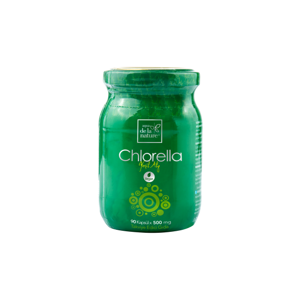Aqua de la nature Chlorella Bitkisel Kapsül 500 mg x 90 Adet